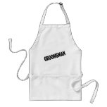 Groomsman Wedding Black Aprons