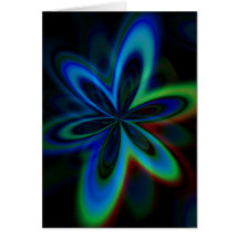 Groovy Flower Greeting Card