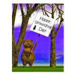 Groundhog Greeting Post Cards