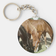 Group Of Horses Keychain