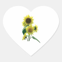 Group of Sunflowers Stickers