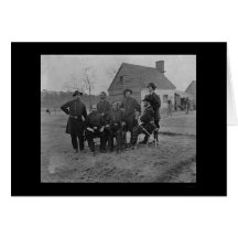 Group of Surgeons at Fort Harrison, VA 1865 Cards