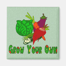 Grow Your Own Refrigerator Magnet