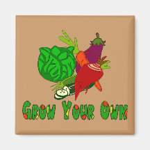 Grow Your Own Refrigerator Magnet