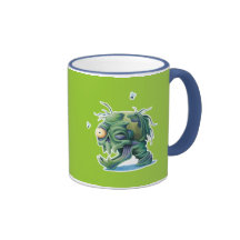 gruesome zombie dead head coffee mug