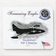Grumman_F9F-2, VF-51 SCREAMING EAGLES Mousepad