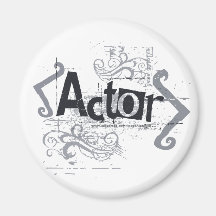 Grunge Actor Fridge Magnet