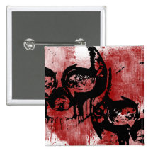 Grunge Pattern 109 Pinback Button