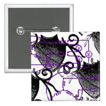 Grunge Pattern 122 Pin