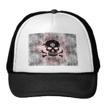 Grunge Pattern 127 Hats