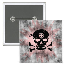 Grunge Pattern 127 Pinback Button