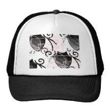 Grunge Pattern 128 Mesh Hats