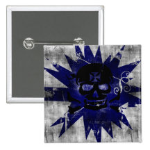 Grunge Pattern 148 Pinback Button