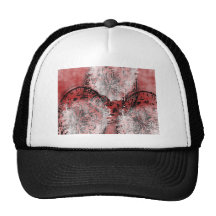 Grunge Pattern 181 Mesh Hat