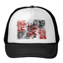 Grunge Pattern 19 Hats