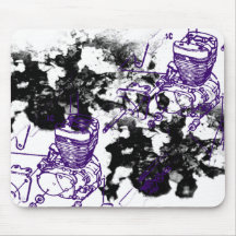 Grunge Pattern 207 Mouse Pad