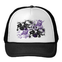 Grunge Pattern 207 Trucker Hats