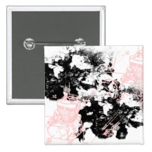 Grunge Pattern 213 Pinback Button