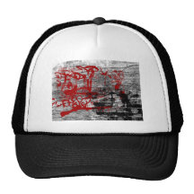 Grunge Pattern 223 Mesh Hat