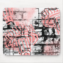 Grunge Pattern 25 Mouse Pads