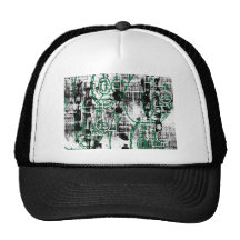 Grunge Pattern 30 Hats