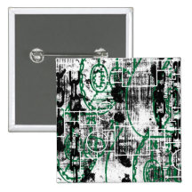 Grunge Pattern 30 Pinback Button