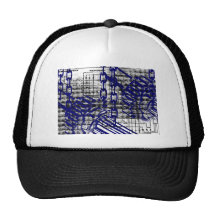 Grunge Pattern 46 Hats