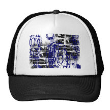 Grunge Pattern 47 Mesh Hat
