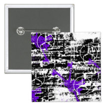 Grunge Pattern 89 Pinback Button