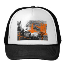 Grunge Pattern 91 Mesh Hat