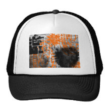 Grunge Pattern 93 Hats