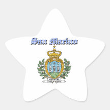 Grunge San marino coat of arms designs Sticker