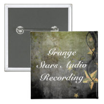 Grunge Stars Vintage Design Pin