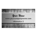 Grunge Steel Metal Business Cards