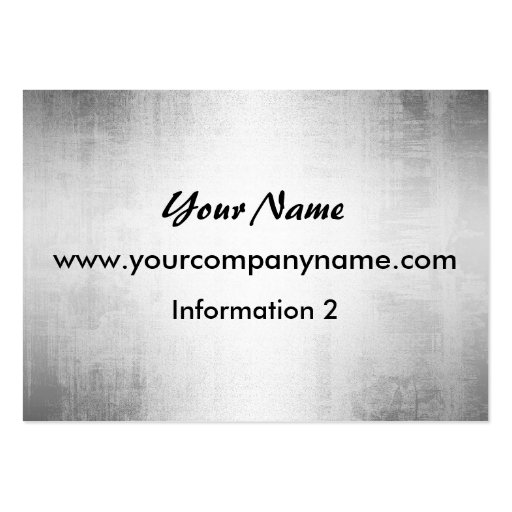 Grunge Steel Metal Business Cards