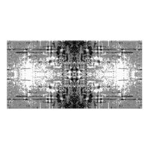 Grunge Style, Gray Abstract. Custom Photo Card