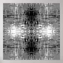 Grunge Style, Gray Abstract. Posters