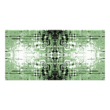 Grunge Style Green Abstract. Picture Card