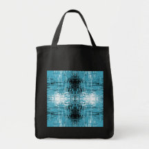 Grunge Style Teal Abstract. Bags