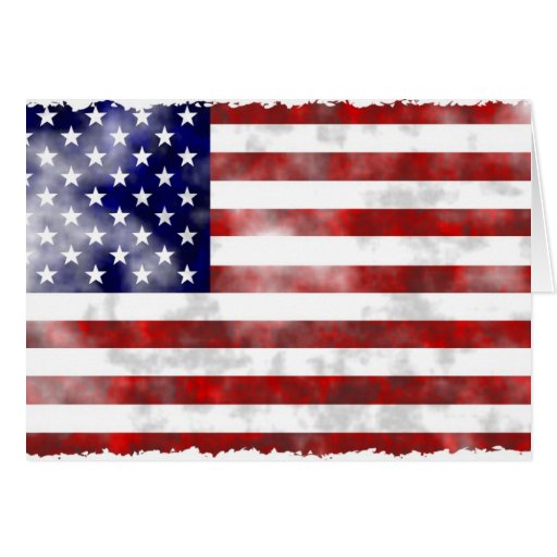 Grunge Usa Greeting Cards
