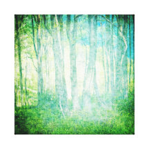 Grunge Woods Wrapped Canvas Canvas Prints