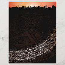 grungy design flyer