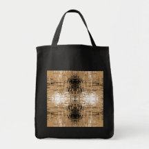 Grungy Look Brown Abstract. Bags