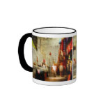 Grungy NYC Abstract Coffee Mugs