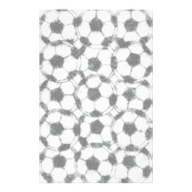 GRUNGY SOCCER BALLS STATIONERY