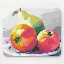 Gruop of fruit mousepad