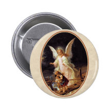 Guardian Angel Pinback Button