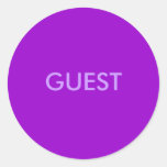 GUEST ROUND STICKERS