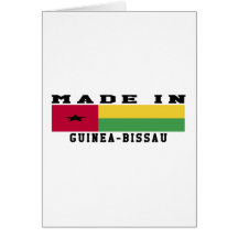 Guinea-Bissau Made In Designs Card