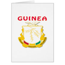 Guinea Coat Of Arms Card